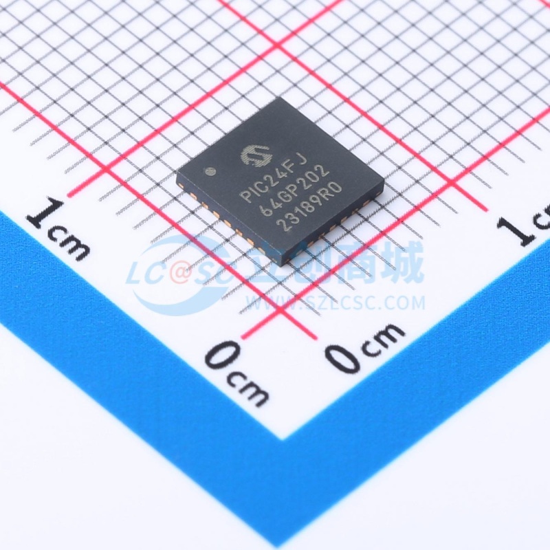 单片机(MCU/MPU/SOC) PIC24FJ64GP202-I/ML QFN-28 MICROCHIP(美