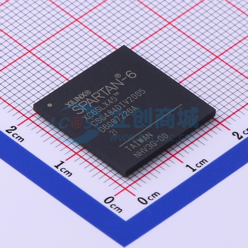 可编程逻辑器件(CPLD/FPGA) XC6SLX45-2CSG484I CSPBGA-484 XILIN