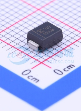 快恢复/高效率二极管 RS3JB-13-F SMB DIODES(美台) 电子元件配单