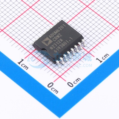 数字隔离器(带电源) ADUM6201CRWZ SOIC-16 ADI(亚德诺) 原装正品