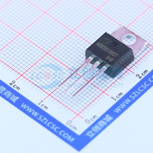 肖特基二极管 MBR20100CT TO-220 CJ(江苏长电/长晶) 电子元器件