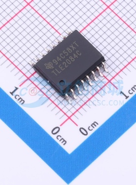 运算放大器 TLE2084CDWR SOIC-16 TI/德州 电子元件配单原装正品
