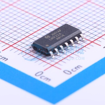 运算放大器 LMV324AM14X SOIC-14 onsemi(安森美) 电子元器件配单