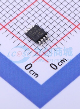 EEPROM 24AA128-I/MS MSOP-8 MICROCHIP(美国微芯) 电子元件配单