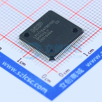 单片机(MCU/MPU/SOC) LPC1764FBD100,551 LQFP-100 安世 原装正品