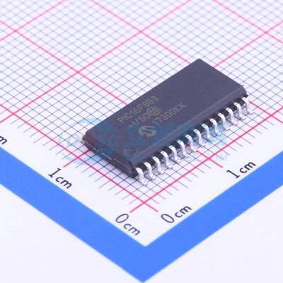 单片机(MCU/MPU/SOC) PIC16F883-I/SO SOIC-28 MICROCHIP(美国微