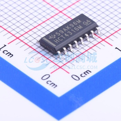 模拟开关/多路复用器 CD74HCT4316M SOIC-16 TI/德州 电子元器件