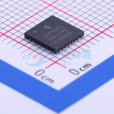 单片机(MCU/MPU/SOC) PIC24F32KA302-I/ML QFN-28 MICROCHIP(美国