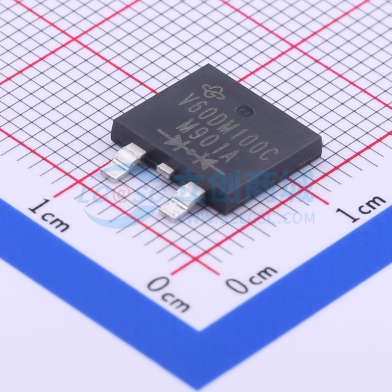 肖特基二极管 V60DM100CHM3/I TO-263AC VISHAY(威世) 电子元器件