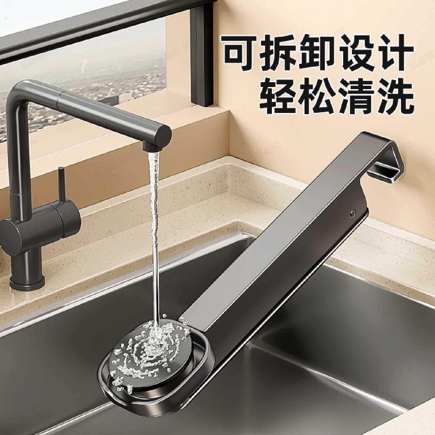 吸盘折叠晾衣架免打孔阳台晾衣杆室内晾衣神器壁挂式伸缩挂衣杆子