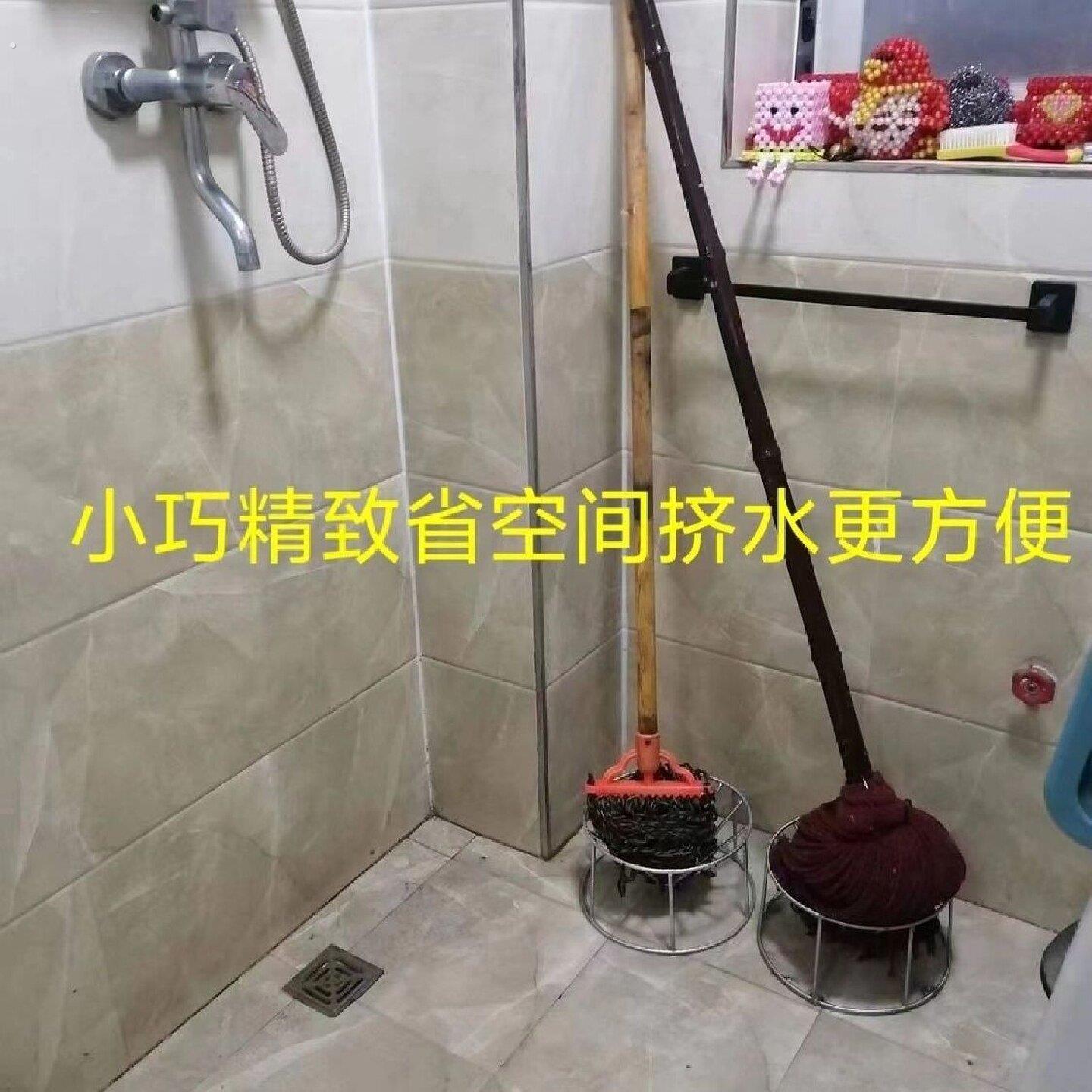 拖把挤水神器墩布拧干沥水桶结实耐用老式拖把脱水器圆拖把挤水器