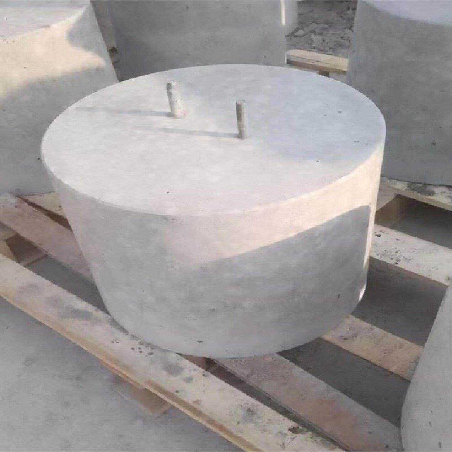 光伏墩模具方形圆形太阳能光伏发电站基座石配重块底座基础墩钢模