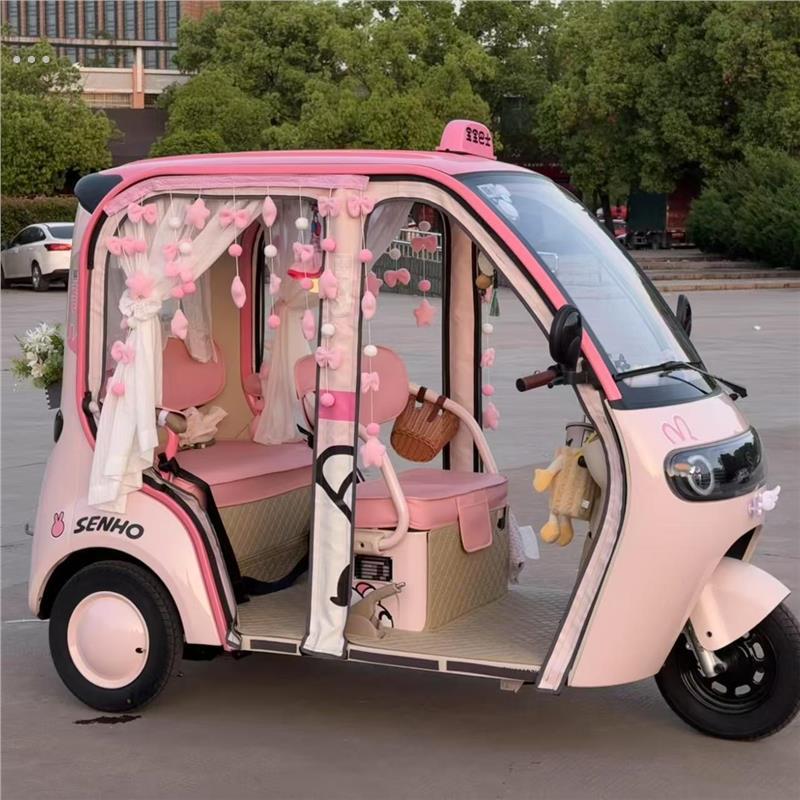 电动车装饰小配件高颜值少女心三轮车车帘儿童房卧室挂帘配饰门帘