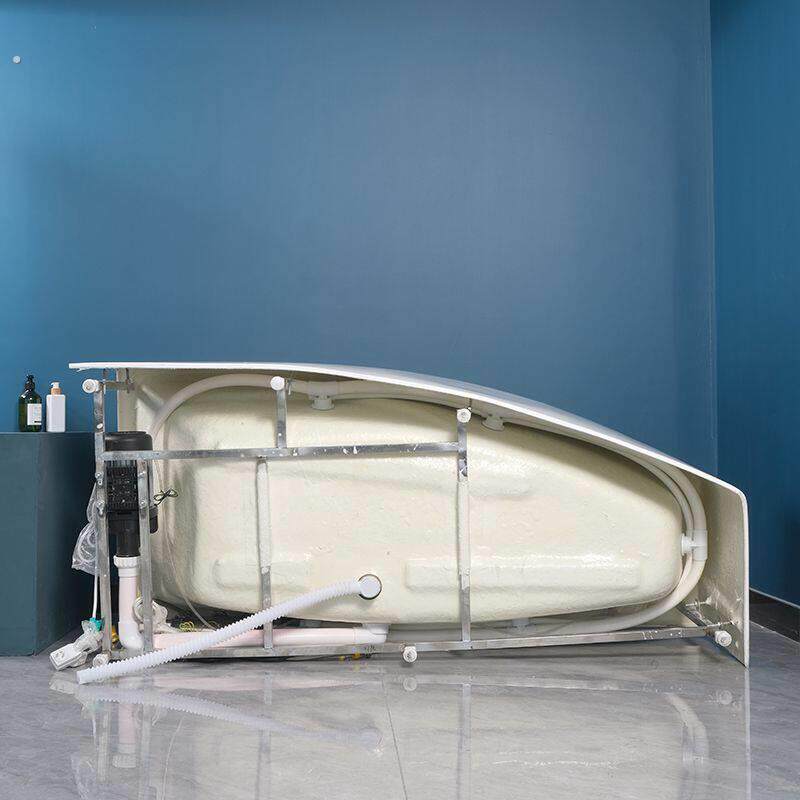 家用浴缸小户型亚克力成人异形超窄转角恒温加热冲浪按摩恒温浴盆