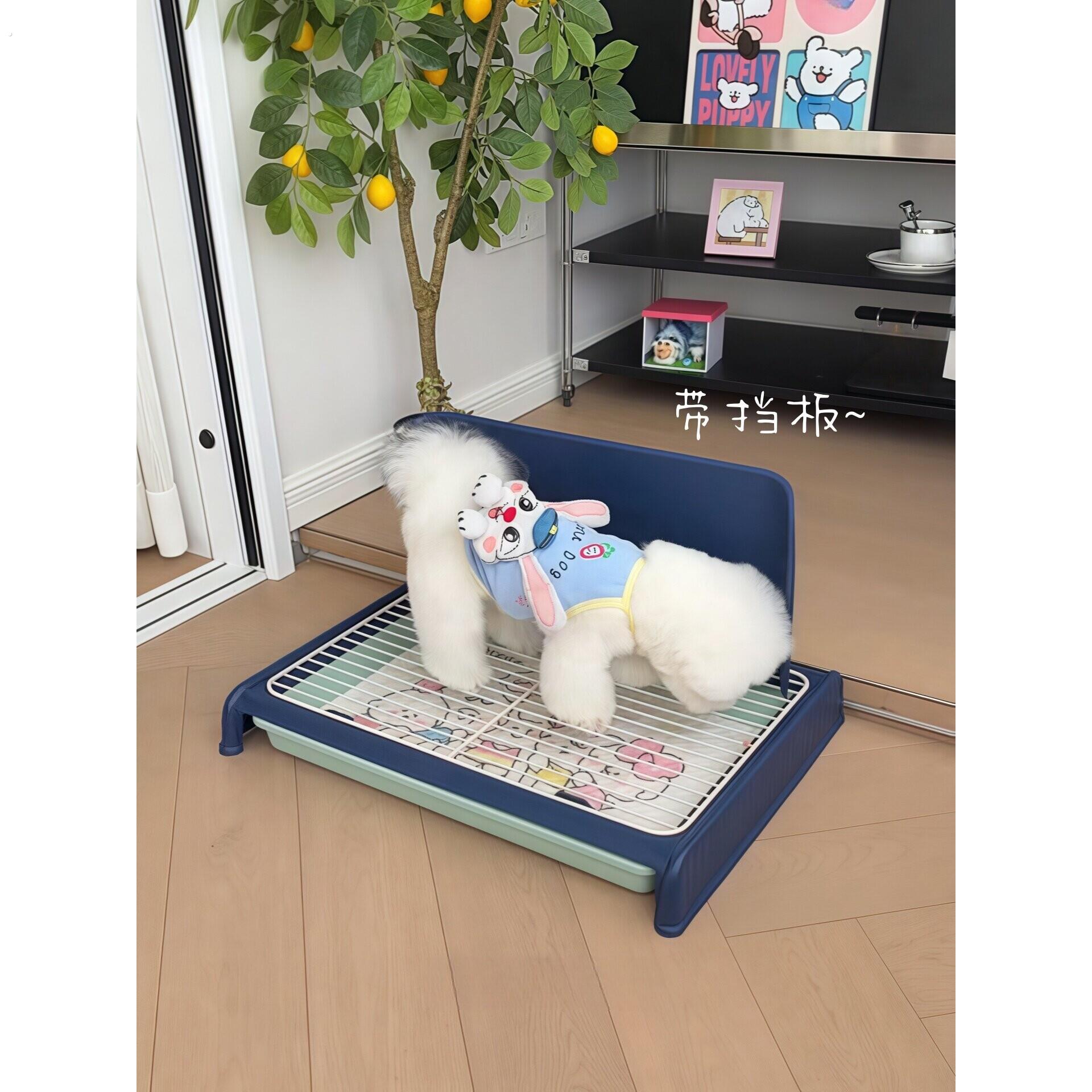 狗厕所大中小型犬防踩屎超大号网架定点上厕所神器带挡板宠物用品