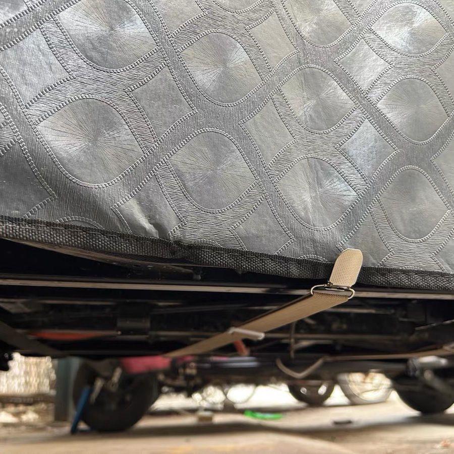 电动车挡风衣固定器挂脖绳车棚雨帘防风夹子小巴士防风绑带挡风被