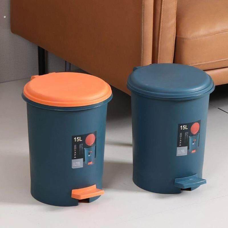 脚踏垃圾桶家用带盖子脚踩厨房创意拉垃桶卧室办公室卫生间防臭