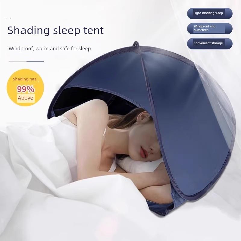 挡风小帐篷睡觉宿舍隔音室内头部睡眠遮光空调午睡防风罩床头神器