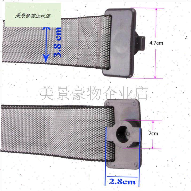 望海钓箱背带扣 l背带卡扣 卡耳 背带塑料卡O扣 背带耳 钓箱配件.