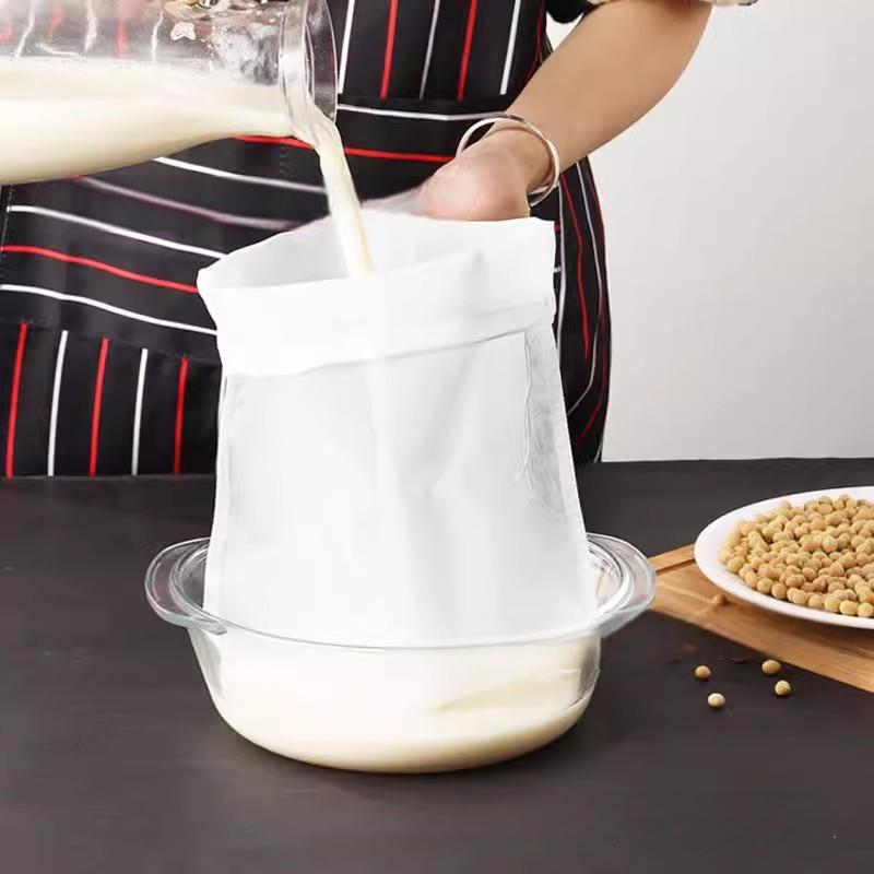 豆浆过滤袋隔渣果汁纱布神器沙食品级豆腐过滤器超细漏网过滤网筛