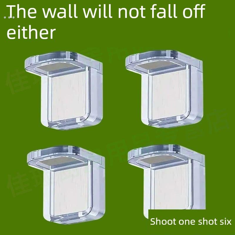 无冲孔柜防翻倒固定件厨房家具墙面胶粘剂直角固定件沙发坐垫固定