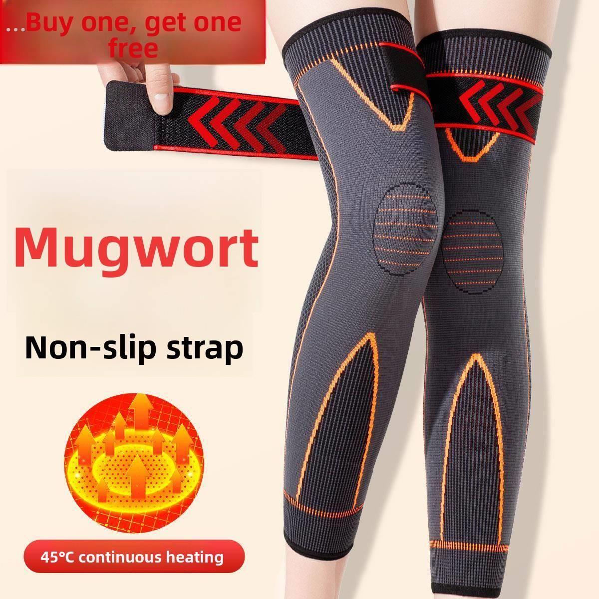 加长绑带护膝防滑保护老寒腿护膝盖关节男女士四季保暖护膝套运动