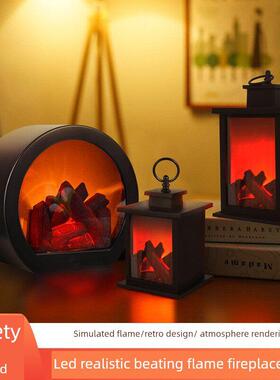 彷真电子火焰氛围灯乔迁之喜火炉进宅火盆搬家仪式用品入户摆件喜