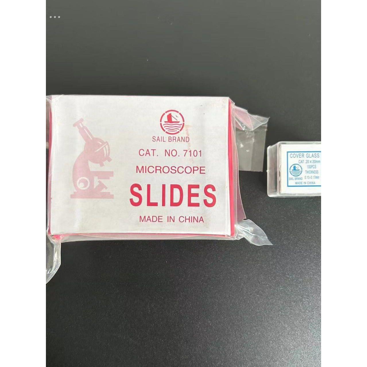 载玻片盖玻片光面磨砂面载玻片生物玻片生物切片显微镜用玻片