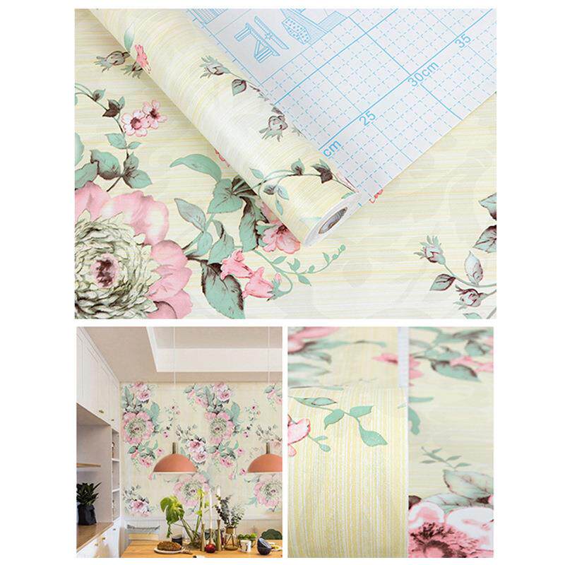 pvc自粘墙纸卧室宿舍自贴壁纸pvc家用装修墙壁纸墙贴防水防潮