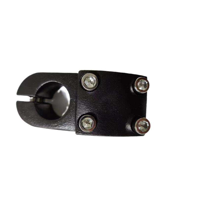 表演车把立自行车速降立管 轻铝方形短把立自行车把立28.6/22.2mm