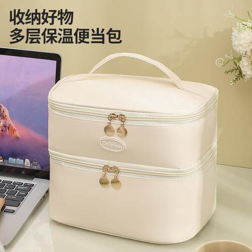 铝箔厚饭加盒上班族手提袋双层便携LG0038餐防水盒轻便保温手袋拎