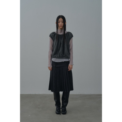 韩系轻亚叠穿针织背心