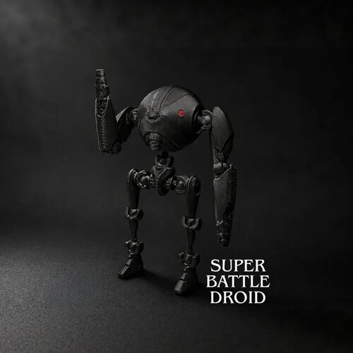 全能机器人手办模型3d打印玩具super battle droid游戏周边摆件