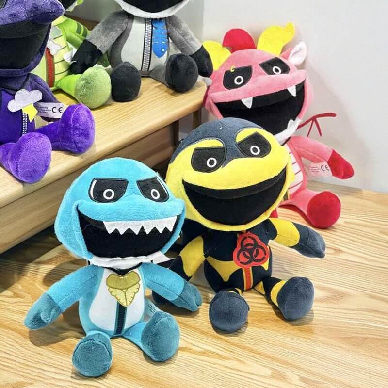 popp物y4噩梦动儿玩童礼物公仔绒小具彩虹狮子黑羊毛巴巴紫鸟玩偶