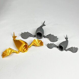 Subnautica深海迷航飞行食海者新款手办死神利维坦巨嘴玛雅3d玩具