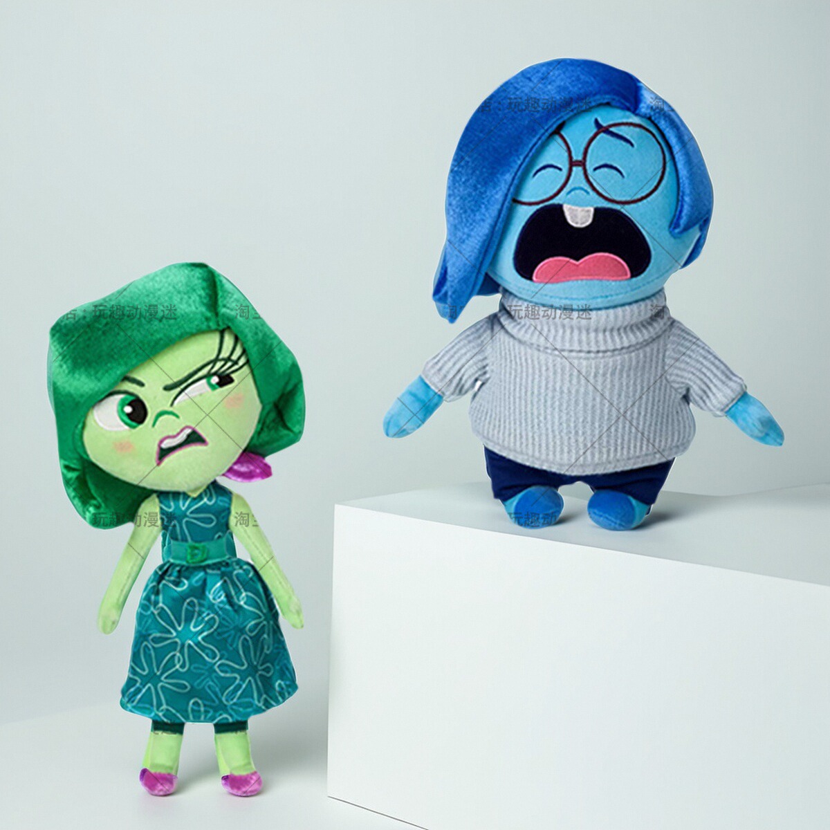 insideout 2s公 pluh情绪大冒 险可爱情绪小人毛绒玩具情表仔玩偶
