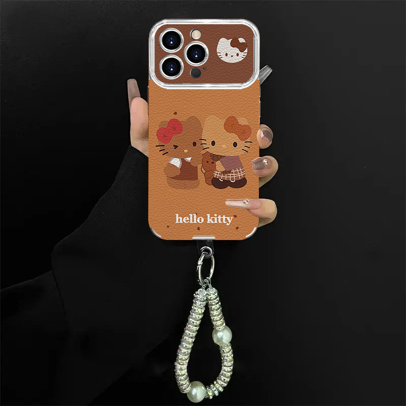 适用手机壳|贴皮黑皮凯蒂猫