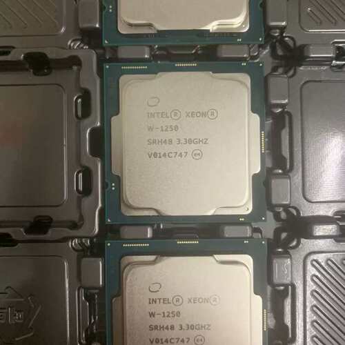 正式版 XEON W-1250 ，3.3G ，6核心12线程服务器cpu(sgx议价