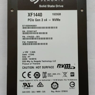 F1440 1.92T U2 NVME ST1920KN0001 PCIE3.0 服务器 提供测报议价