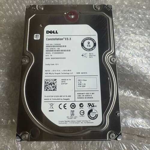 / 2TB SAS 7.2K 1P7DP ST2000NM0023 服务器硬盘议价