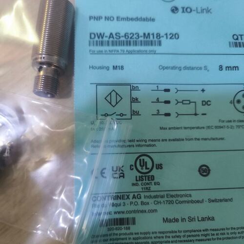 DW-AS-623-M18-120康睿得传感器正品议价