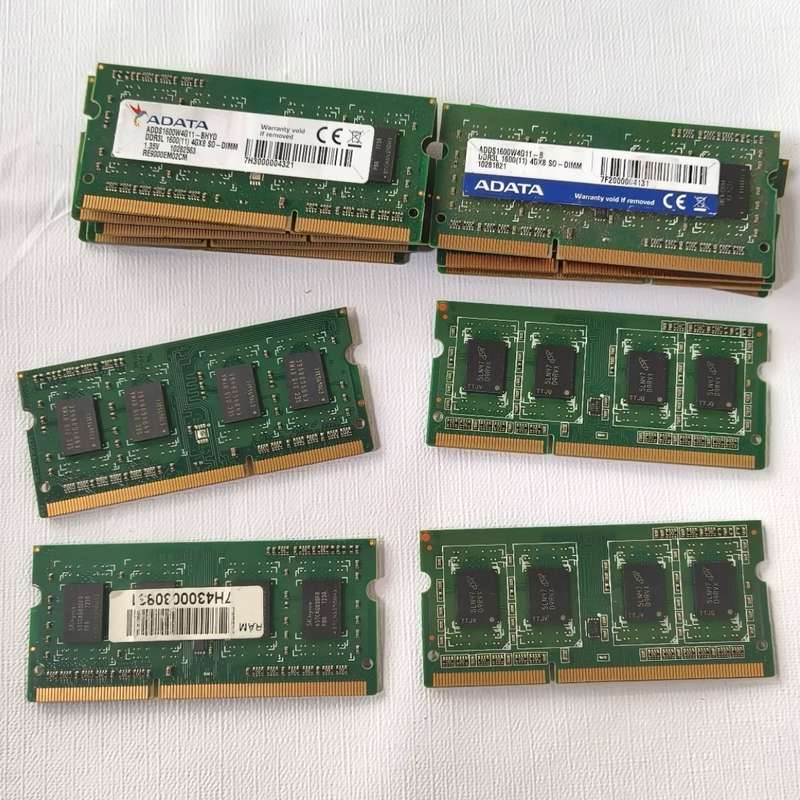 威刚DDR3L 1600 4G笔记本内存条1.35低压终保ADATA35元60元一对8G