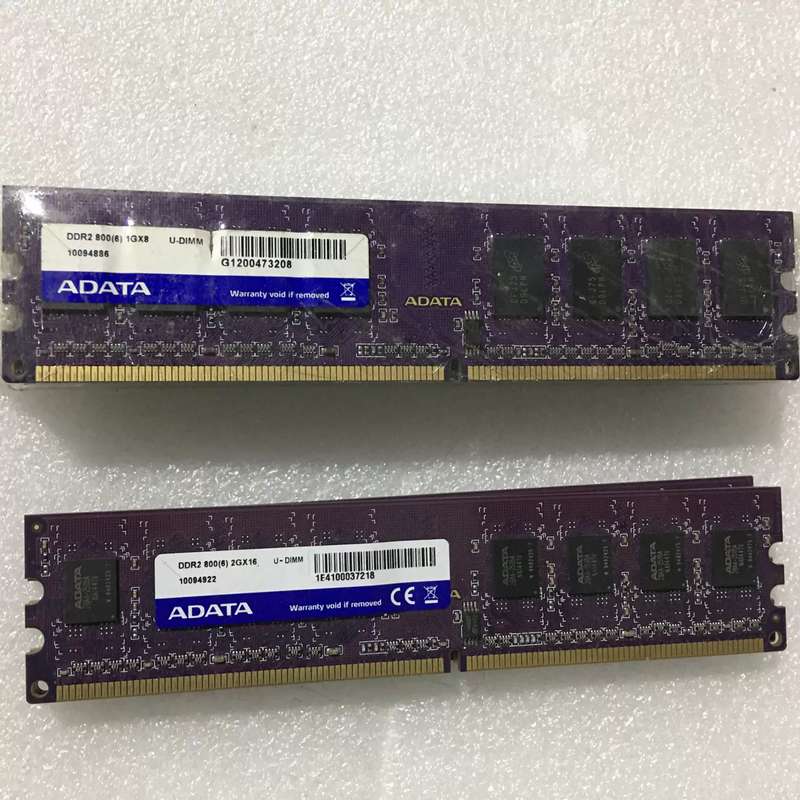 VDATA威刚 DDR2 800 1G 2G台式机内存条pc2-6400U内存兼容667 533