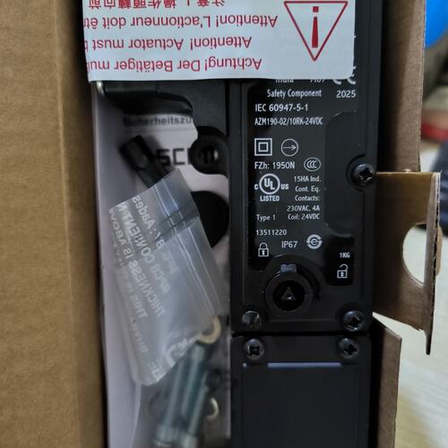 AZM190-02/10RK-24VDC施迈赛联锁开关正品议价