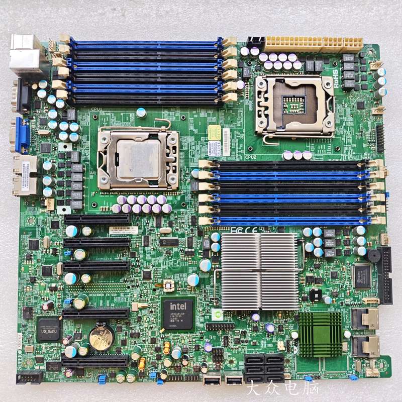X8DT6-F 双路服务器主板 LSI SAS 2008 5520芯片组议价