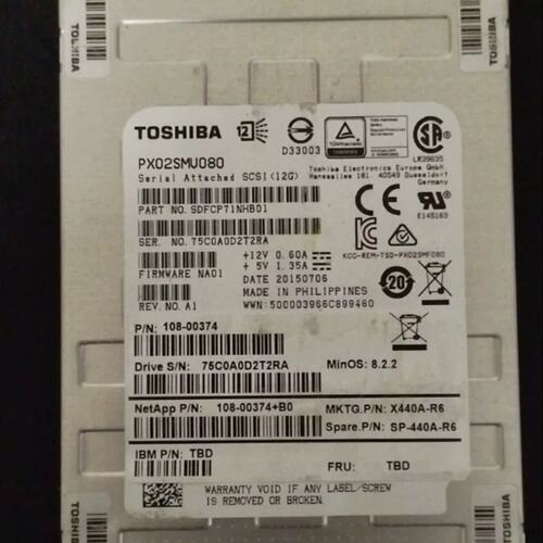 800G 12GSAS NETAPP PX02SMU080服务器固态SSD提供测报X440A议价