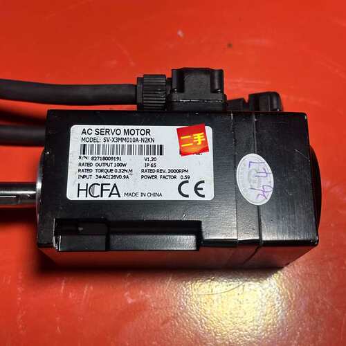 100W伺服电机SV-X3MM010A-N2KN X3系列中惯量增量式议价