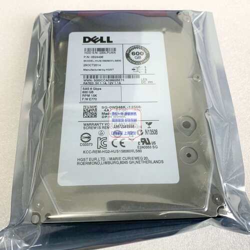 / W348K 600G SAS 15K 6G 0W348K HUS156060VLS600保议价