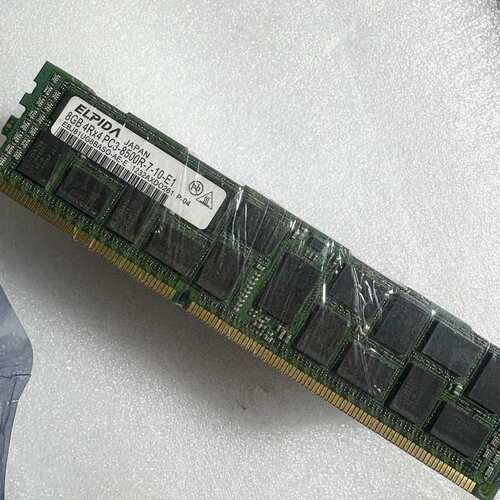 尔必达ELPIDA 8G 4Rx4 PC3-8500R ddr3 1066 EBJ81UG8BAS0-AE内存