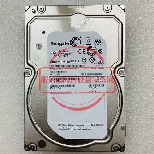 浪潮 ST3000NM0023 服务器硬盘 3T 3TB SAS 6Gb 7.2K M3 M4议价
